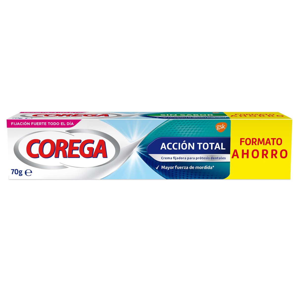 Corega acción total fijación 3D 70g