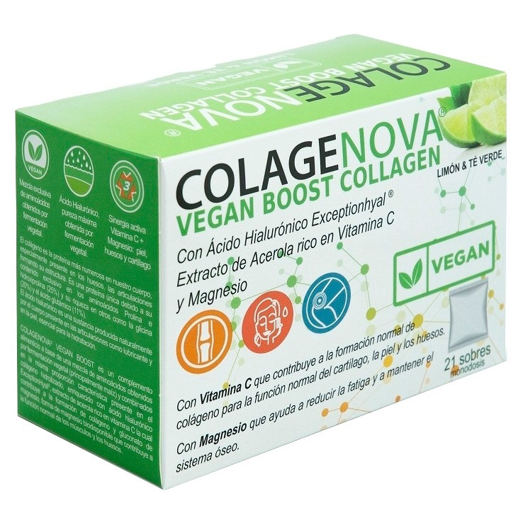 Colagenova vegan boost te verde y limón 21s